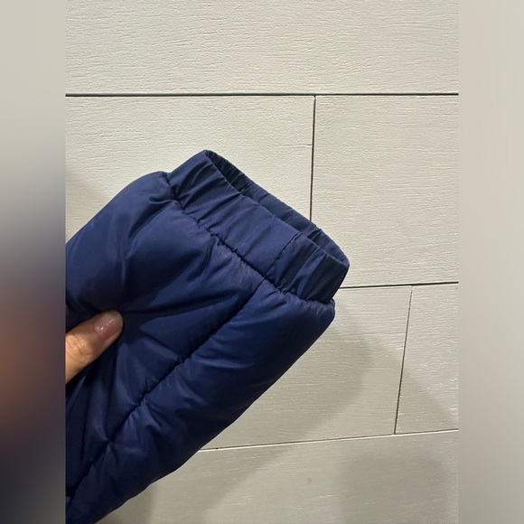 Maeve Anthropologie Blue Snap- Sleeve Puffer Jacket- size M - Picture 7 of 9